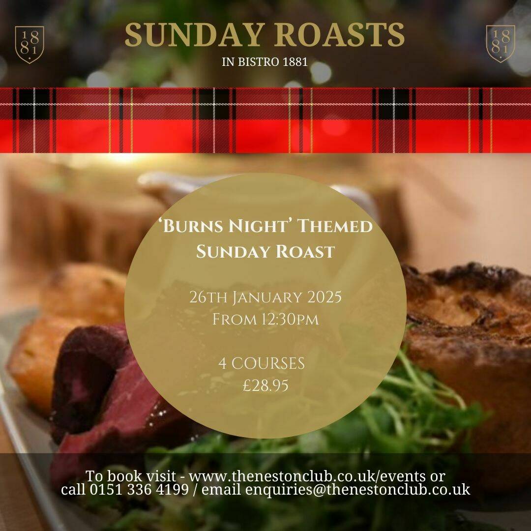 Burns Sunday Roast Jan 2025